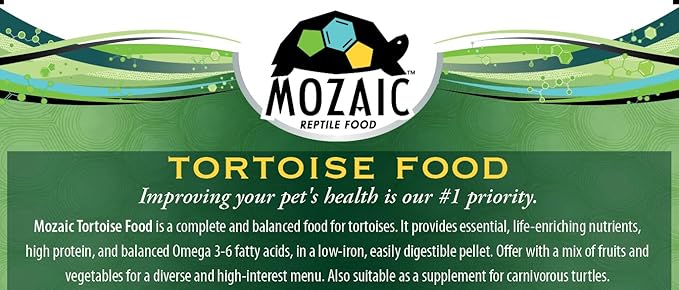 Marion Zoological Red Tortoise Food 2 Pound Bag MozaicReptileFood