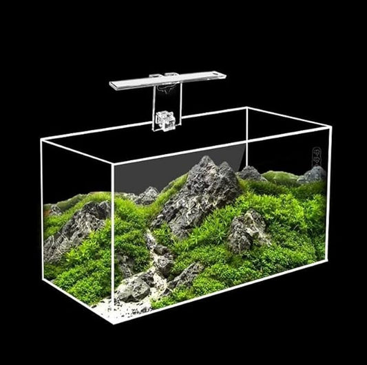 LED Aquarium Light Lamp Plant Fish Tank 3-8mm Thickness Clip-On Bracket Lighting Fits Tanks 3-8mm Thickness Clip-on 20cm 8" Lamp for Fish Tank Aquarium Bracket Light LinaLife