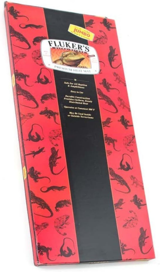 Fluker's Premium Heat Mat for All Reptiles and Amphibians, Jumbo 29"x11" Flukers