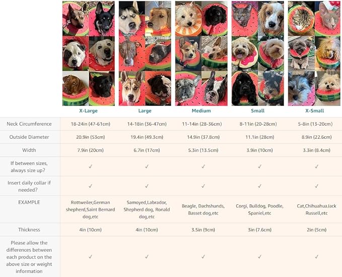 Dog Cone Collar for Small Medium Large Dogs for After Surgery, Pet Inflatable Neck Donut Collar Soft Protective Recovery Cone for Dogs and Cats - Alternative E Collar Does not Block Vision - Red,L MIDOG