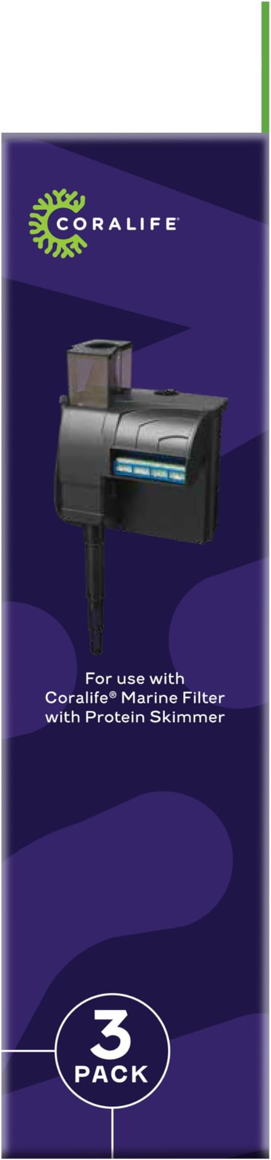 Coralife Aquarium Fish Tank Marine Salt Water Filter Cartridge, 3 Pack Coralife