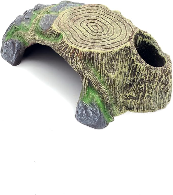 Small Reptile Cave Hide Reptile Hides and Caves Snake Toad Frog Turtle House JIHAQUA