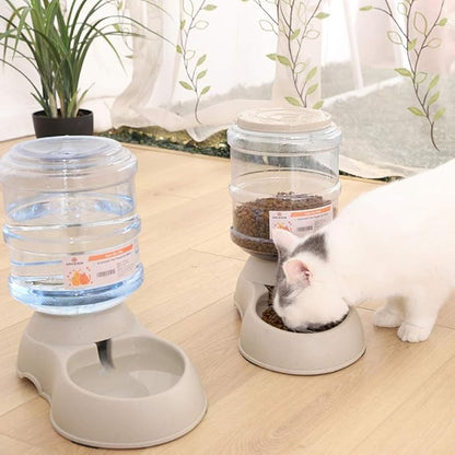 Pet Feeding Solution Automatic Cat & Dog Cafe Feeder and Water Dispenser in Set with Food Scoop - Ito Rocky 6-Meal Automatic Food Dispenser for Small/Middle Puppy and Kitten - PAWPICO