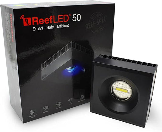 Red Sea ReefLED 50 Watt Saltwater Aquarium Light Reef | ReefBeat App Controlled for Fish Tank LED Lights for Corals Reef Marine RedSea