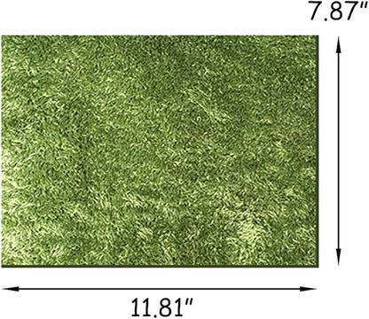 kathson 2pcs Reptile Carpet Terrarium Liner Tortoise Bedding Reptile Substrate Liner Mat Pet Cage Mats Supplies for Lizard Snake Bearded Dragon Gecko Chameleon Turtle Iguana (11.81 X 7.87 in) kathson