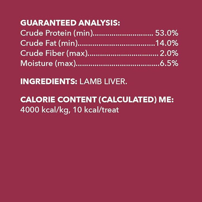 Amazon Brand - Wag Freeze-Dried Raw Single Ingredient Dog Treats Lamb, 3.3oz (Pack of 2) - PAWPICO