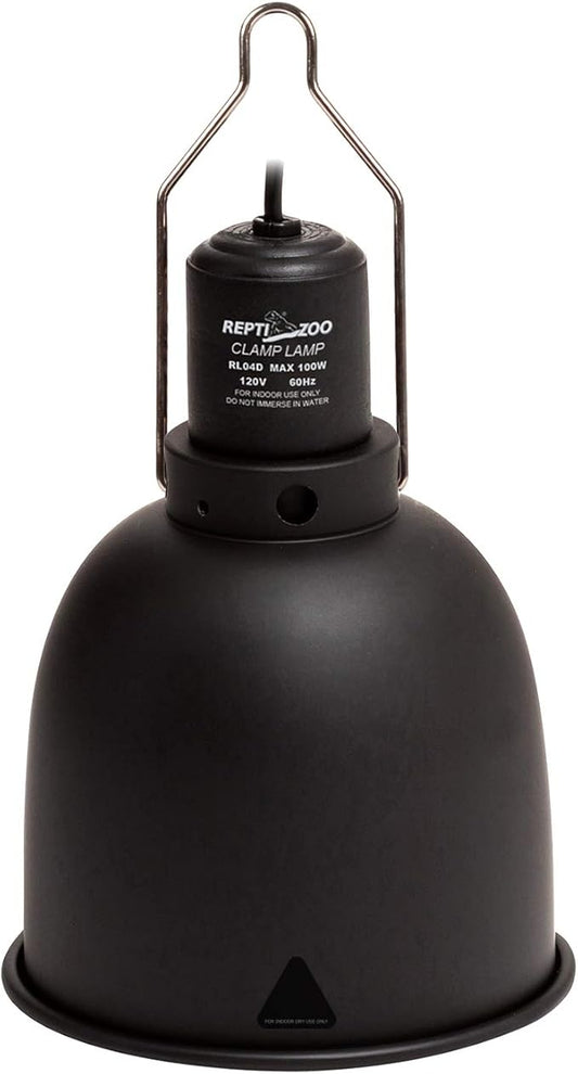 REPTI ZOO 5.5 Inch Deep Dome Lamp Cap Lamp Fixture,Optical Reflection Cover for Reptile Glass Terrariums REPTIZOO