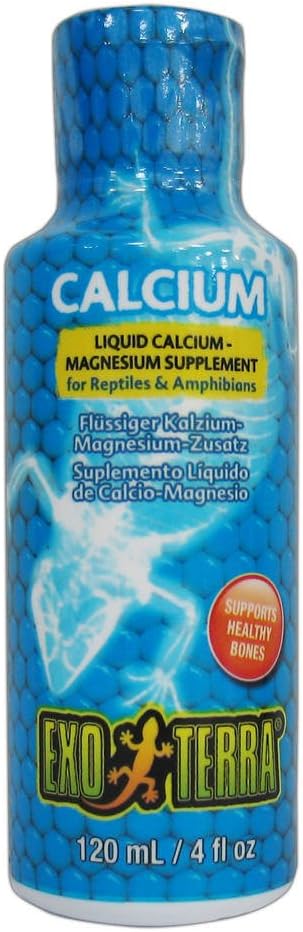 Exo Terra Exo Terra Calcium Liquid, Calcium,Magnesium Supplement, 120 ml ExoTerra