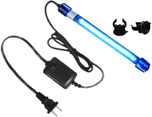 13W Aquarium Algae Clean Light for Fish Tank Water Clean Light Aquarium Green Clean Light Waterproof Fish Water Clean Light for Pond Fish Tank Sump Swim Pool (13w 13inch) JackSuperAquariumPetsFocus