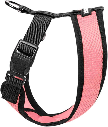Gooby Comfort X Head in Harness - Pink, Small Harness Patented Choke-Free X Frame - Perfect on The Go Harness for Medium Dogs No Pull or Small Dogs for Indoor and Outdoor Use Gooby
