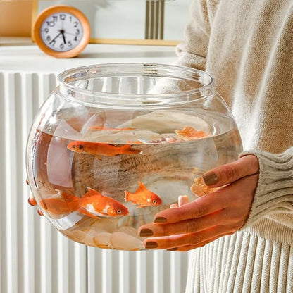 Newpol 3 Gallon Plastic Fish Bowl, Aquarium Fish Tank 11.5L Newpol