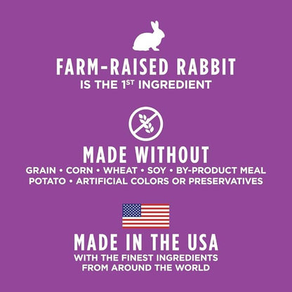 Instinct Dog Food, Grain Free Dog Food Dry, High Protein, Raw Coated Dog Food, Dog Kibble, Original Real Rabbit, 20 lb. Bag - PAWPICO