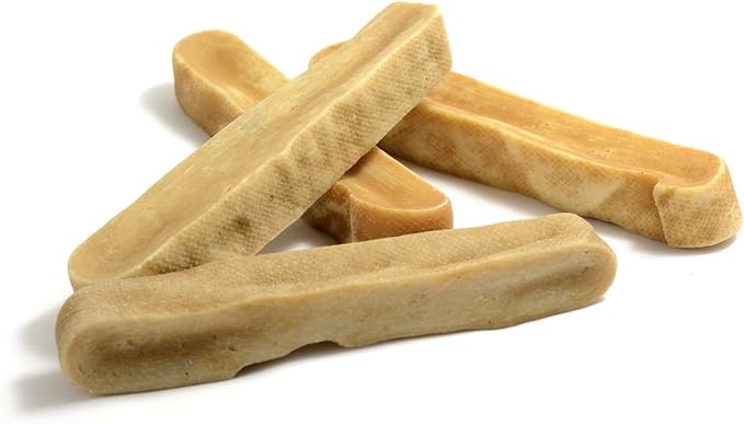 EcoKind Premium Gold Yak Cheese Himalayan Dog Chews, Dog Treats Large Breed, All Natural, High Protein, for Aggressive Chewers, Large - 4 Chews (1 lb) - PAWPICO