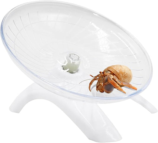 Hermit Crabs Wheel Toy, Hamster Running Wheel Toys, Small Animals Cage Accessory, Tank Accessory, Suitable for Hermit Crab Hamster Rat Oooct