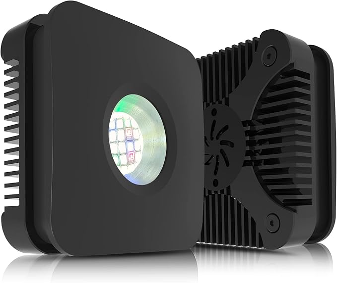 Lominie Aquarium Plant Light 30W Freshwater LED Aquarium Light Full Spectrum with Remote Control for Refugium Shrimp Tropical Fish Tank Lominie