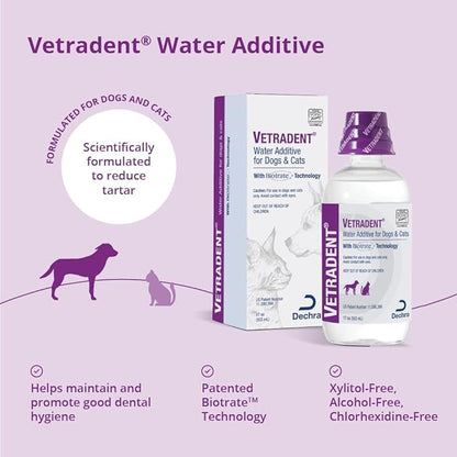 Vetradent® Water Additive for Dogs and Cats, 17 oz PAWPICO