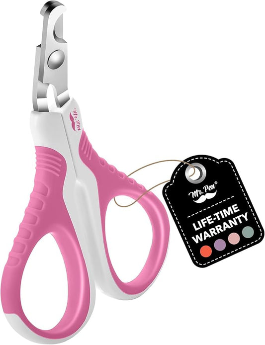 Mr. Pen- Cat Nail Clipper, Pink, Cat Nail Trimmer, Cat Nail Clippers, Cat Claw Clippers, Cat Clippers for Nails, Pet Nail Clippers, Kitten Nail Clipper, Small Dog Nail Clipper, Cat Claw Trimmer - PAWPICO