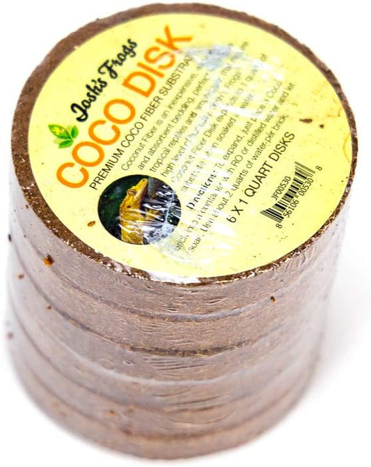 Josh's Frogs Coco Cradle Disks (6 x 1 Quart Disks) JoshsFrogs