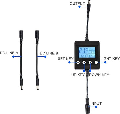 KZKR Aquarium Light Timer LED Dimmer Lighting Controller Adjustment Universal KZKR