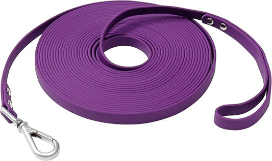 Long Leash Waterproof Training Longline Outdoor Dog Leash Great for Training, Beach, Yard, Play, Camping NIMBLE