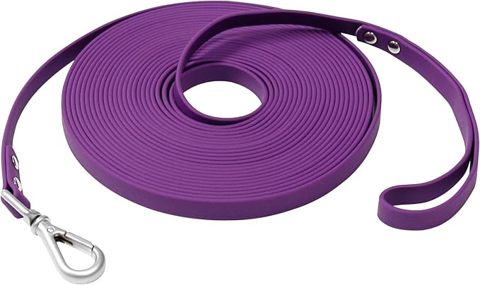 Long Leash Waterproof Training Longline Outdoor Dog Leash Great for Training, Beach, Yard, Play, Camping NIMBLE