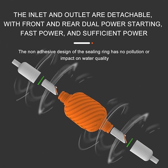 Bubble Magus M-Beans Aquarium Cleaning Kit 10 Gallon Gravel Vacuum & Water Changer Siphon, Long Hose Brush Pad, Ideal for 5-10 Gallon Tanks, Fish Tank Accessories Gravel Vacuum for Aquarium Kit Bubble-magus