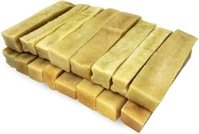 EcoKind Premium Gold Yak Cheese Himalayan Dog Chews, Dog Treats Large Breed, All Natural, High Protein, for Aggressive Chewers, Large - 20+ Chews (5 lb) - PAWPICO