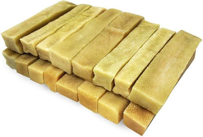 EcoKind Premium Gold Yak Cheese Himalayan Dog Chews, Dog Treats Large Breed, All Natural, High Protein, for Aggressive Chewers, Large - 20+ Chews (5 lb) - PAWPICO