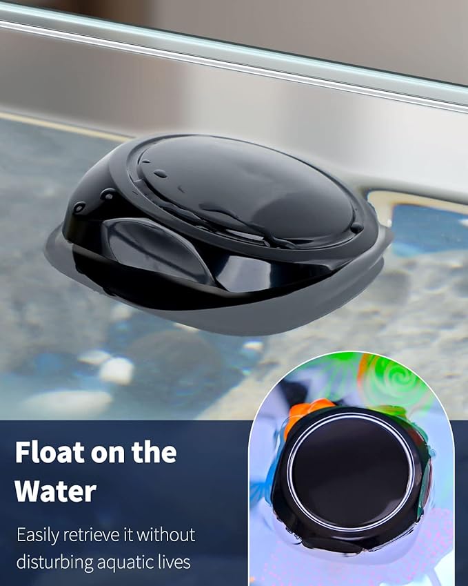 Pawfly Aquarium Magnetic Brush for Glass Fish Tanks 1.8 Inch Stain Scrubber Pads Floating Cleaning Tool for 4/5 Inch Thick Fresh & Marine Aquariums up to 30 Gallons (Not for Acrylic & Plastic Tanks) Pawfly