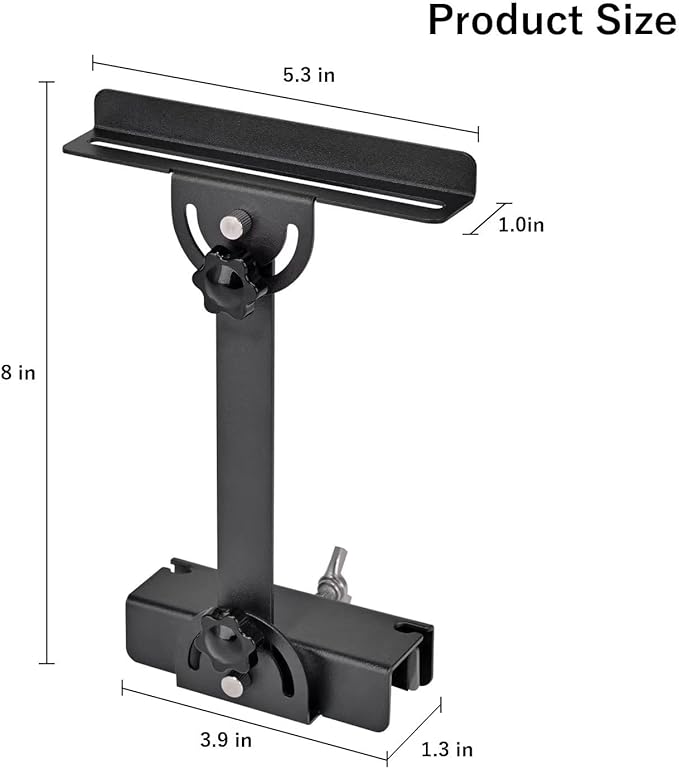 Aquarium Light Riser 0-6.5 Inch High Adjustment Fish Tank LED Aquarium Light Stand Support Width <=4.9 Inches Rust -Proof Metal Material, 12 Kg of Carrying Capacity DONGWUZHIDAO
