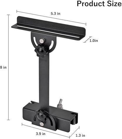 Aquarium Light Riser 0-6.5 Inch High Adjustment Fish Tank LED Aquarium Light Stand Support Width <=4.9 Inches Rust -Proof Metal Material, 12 Kg of Carrying Capacity DONGWUZHIDAO