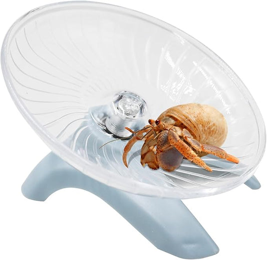 Hermit Crabs Wheel Toy, Hamster Running Wheel Toys, Small Animals Cage Accessory, Tank Accessory, Suitable for Hermit Crab Hamster Rat Oooct