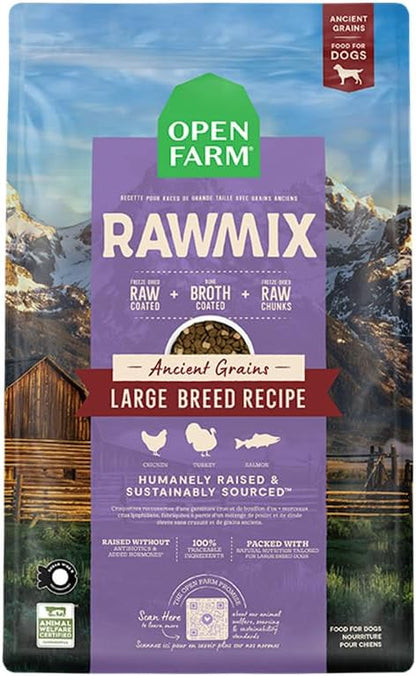 Open Farm RawMix Large Breed with Ancient Grains Recipe - 20lb - PAWPICO