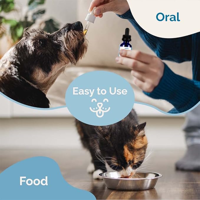 PranaPets Respiratory Support Supplement for Dogs & Cats | Naturally Promotes Optimal Respiratory Function in Pets | Safely aids with Symptoms of Seasonal Allergies PranaPets-HerbalRemedies