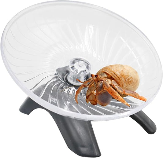 Hermit Crabs Wheel Toy, Hamster Running Wheel Toys, Small Animals Cage Accessory, Tank Accessory, Suitable for Hermit Crab Hamster Rat Oooct