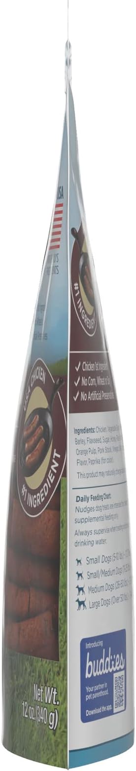 Blue Buffalo Nudges Homestyle Natural Dog Treats, Chicken and Pork, 12oz Bag - PAWPICO