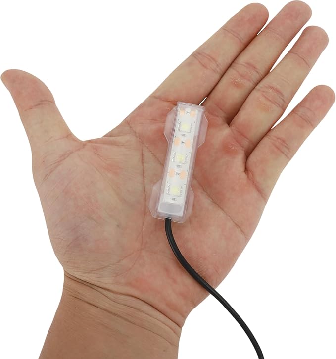 Mini Aquarium Lamp, USB Aquarium Light, LED Desktop Fish Tank Light, Small Decoration Aquarium Light, Aquarium Accessories, Blue Light CAPASTEC