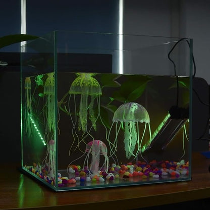 LED Aquarium Lights, RGB Fish Tank Lights Underwater IP68 Waterproof Submersible Remote Control Tank Lid Lights Colored Adjustable Fish Aquarium Tank Waterfall Lighting, 15 inch S+SMIFUL