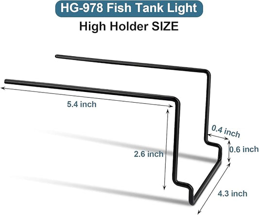 hygger Aquarium Light High Holder Bracket, Suitable for Model HG978 Fish Tank Light hygger