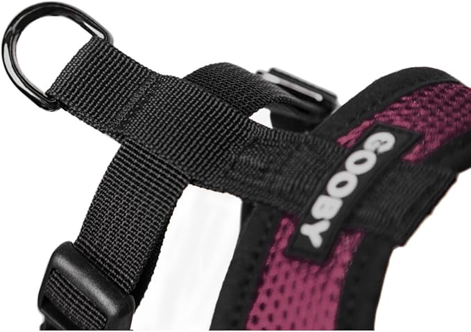 Gooby Comfort X Head In Harness - Purple, Small - No Pull Small Dog Harness Patented Choke-Free X Frame - Perfect on the Go Dog Harness for Medium Dogs No Pull or Small Dogs for Indoor and Outdoor Use Gooby