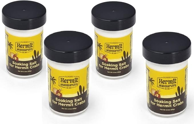 HERMIT HEADQUARTERS HERMIT CRAB SOAKING SALT Flukers
