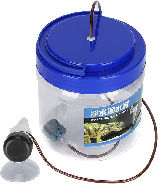 HEEPDD Reptile Water Dripper, Reptile Water Dripper Kit Plants Irrigation Devices Reptile Humidifier Watering Tool for Amphibians Bearded Dragon Lizard Turtle Snake Frog Gecko PAWPICO