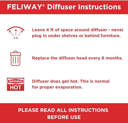 FELIWAY MultiCat Calming Pheromone, 30 Day Refill - 1 Pack Feliway%C2%AE