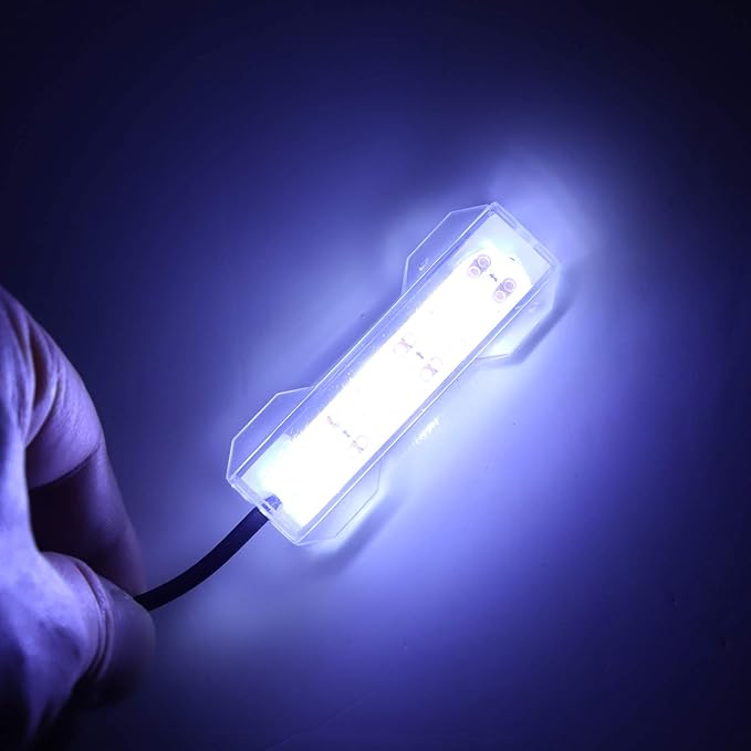 Mini Led Aquarium Light, Small Aquarium Water Plant Light Desktop Fish Mini Decoration LED Lamp Pssopp
