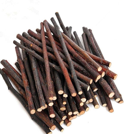 250g Apple Sticks Small Animals Molar Wood Treats Toys for Rabbits Chinchillas Guinea Pig Hamster Gerbil Parrot Bunny and Small Animals Chew Stick Toys Treats Bojafa