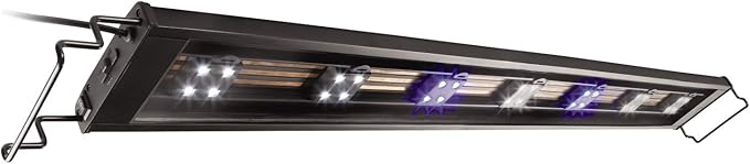 Marineland Fully Adjustable Essential LED Light for 40 Gallon Aquariums, Customizable Lighting Marineland