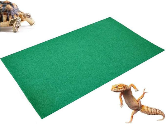 47.2" X 23.6" Reptile Carpet Large Mat Substrate Liner Bedding Reptile Supplies for Terrarium Lizards Snakes Bearded Dragon Gecko Chamelon Turtles Iguana Tfwadmx