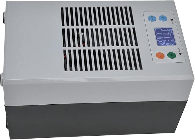 Electronic Aquarium Water Chiller Aquarium Digital Fish Cooling Heating Machine 35L 100W 100-240V Cold and Warm Water Machine for Home Plumbing Equipment(US Plug) ViaGasaFamido