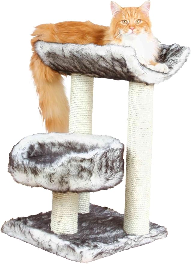 Trixie Isaba Scratching Post, 62 cm, Black/White - PAWPICO