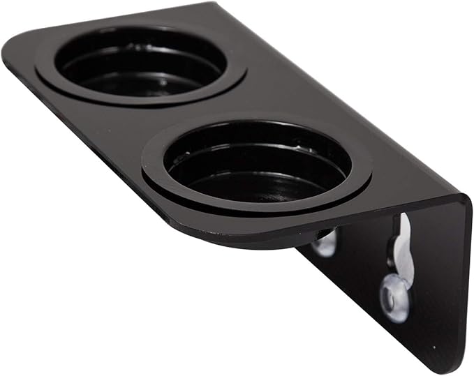 REPTI ZOO Reptile Water Bowl Double Grid Gecko Food Dish Feeder Detachable Suction Cup Reptile Feeding Dish Feeder with 6 Pcs Cups Dish Bowls for Pet Food and Water Feeding REPTIZOO